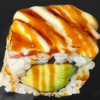 212-Uramaki De Aguacate Y Atún Flameado (4 Uds.)
