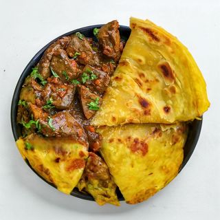 2 Chapati & Liver