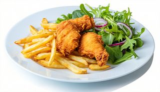 Salade + Poulet + Frite