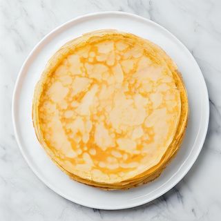 Палачинка с Nutella, банан и сладко от ягоди -Голяма