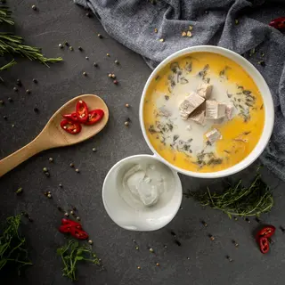 Ciorba de pui a la grec