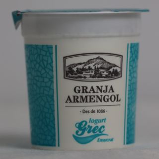 Iogurt Grec Ensucrat Granja Armengol 125Gr