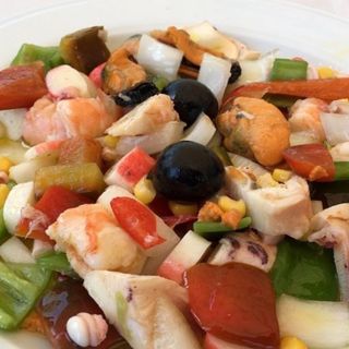 Salpican de mariscos  