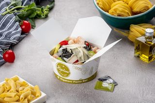 Paste con Gamberi e zucchini