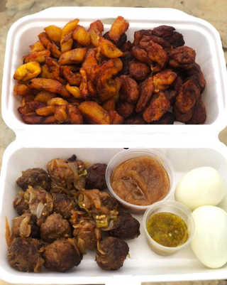 Alloco + Œufs+Dèguè 