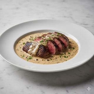 Carne a la pimienta (ración entera)