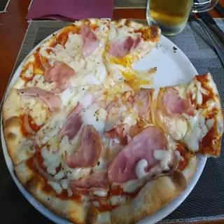 Pizza carbonara (30 cm.)