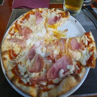 Pizza carbonara (30 cm.)