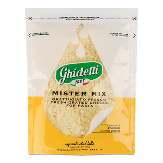 Сир Ghidetti Містер Мікс тертий 32% з коров'ячого молока (100г)