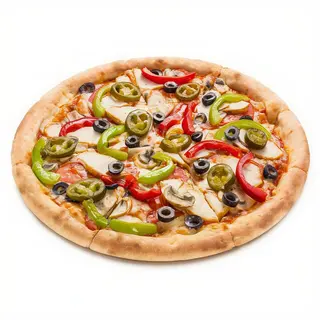 Menú De Pizza Vegetariana (33 Cm.)