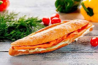 Сэндвич с сёмгой