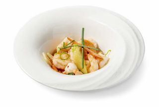 766. Gamberi verdure