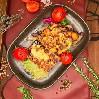 Grilled halloumi & mandarin