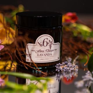 No.6 Lavanda - Lumanare parfumata naturala handmade 150g, 10 zile