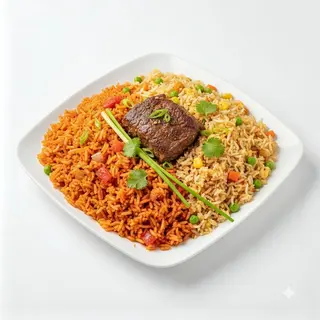 Rice  Beef Combo