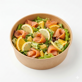 Salata cu somon fume