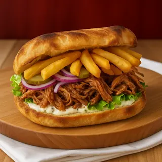 Monden cu pulled pork 600g