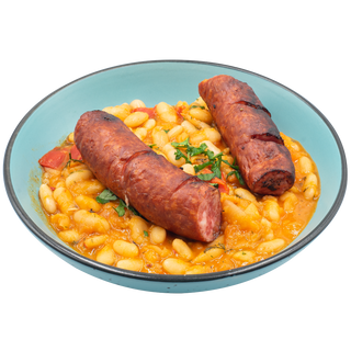 Iahnie de fasole cu cârnaţi 200/150 gr