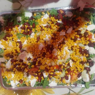 Vegetarian salad e pane 