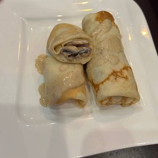 Naleśniki z kurczakiem i pieczarkami