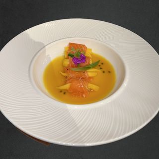 67.Carpccio sake  / 4 pzs.