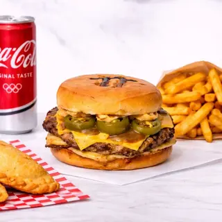 Combo Salvaje + patatine + bibita + empanadas
