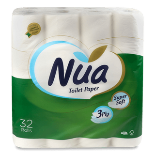 Папір туалетний NUA 3-шаровий (32шт)