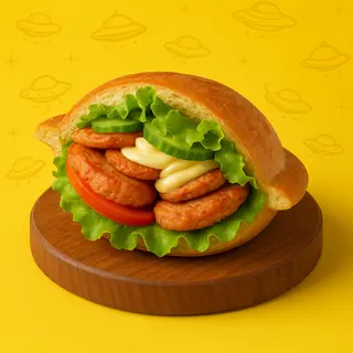 NLO Бургер с сосиской/ NLO Burger sausage