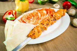 Шашлык из куриного филе