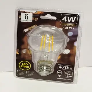 Bombilla Filamento 40W Calida