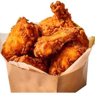 Menú Alitas Broaster  5 piezas.