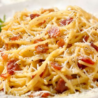 Esparguete  com Bacon