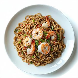 B15. Soba saltati con frutti di mare