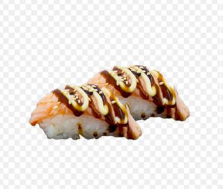 Nigiri salmón flambeado (4 Uds.)