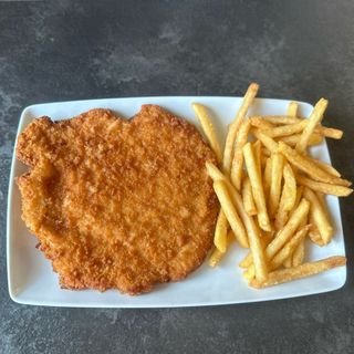 Cotoletta alla milanese “maxi” 300gr con patatine