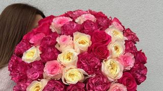 Bukiet Rose Harmony - 25 szt mix różowych róż