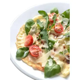 Crepe De Serrano Con Tomate Cherry Y Queso