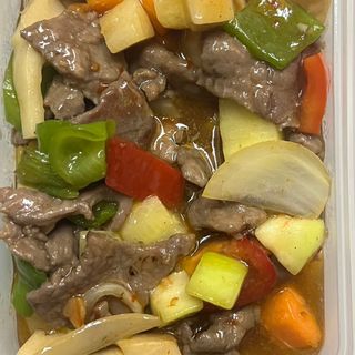 Ternera Con Salsa Picante