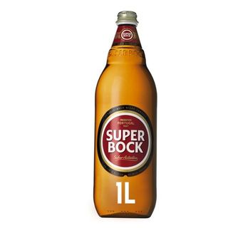Cerveja Com Álcool Super Bock Garrafa 1 L