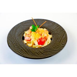 Фетучини с креветками