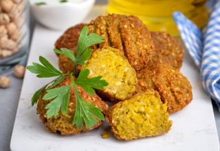 Plato De Falafel Con Arroz