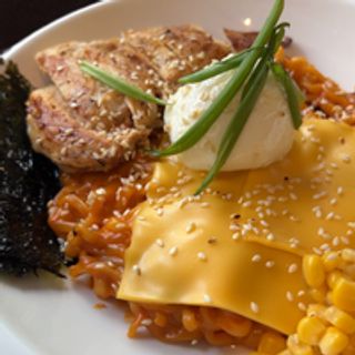 Рамен бульдак с сыром 