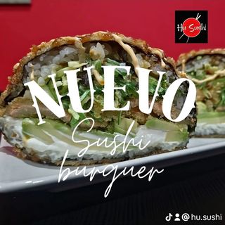 Sushi burguer de camaron tempura