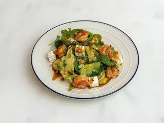 Зелений салат з креветкою (230g)