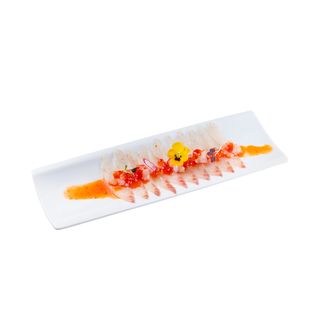 17. Sashimi Lubina corte fino con Ponzu (8pzs)