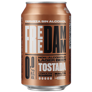 Free Damm Cerveza 0,0 Tostada Lata 33cl