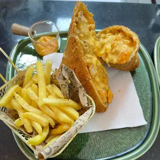 Fried chicken tacos 