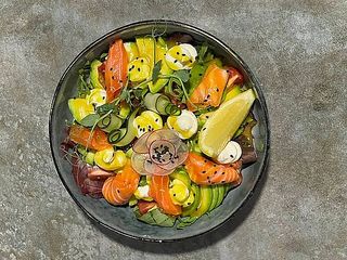 Салат з лососем (0.250g)