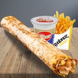 Extra Large Chicken Doner + French Fries + Large Ayran