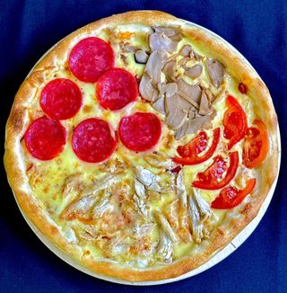 Пицца "4 сезона" 